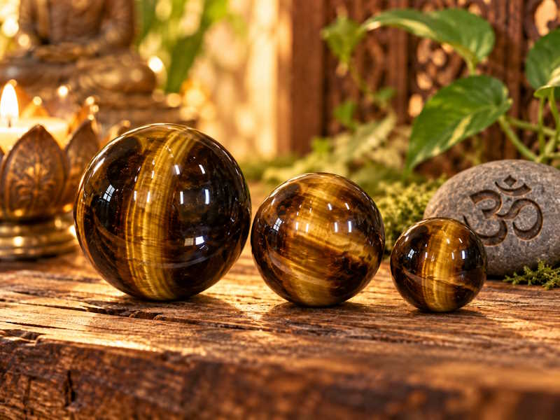 Esfera Ojo de Tigre 3 cm